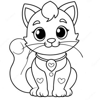 Catboy In Festive Outfit Coloring Page 55743-44901