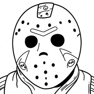 Jason Voorhees Coloring Pages