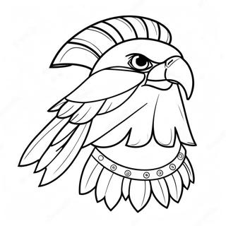 Washington Commanders Mascot Coloring Page 55763-44921