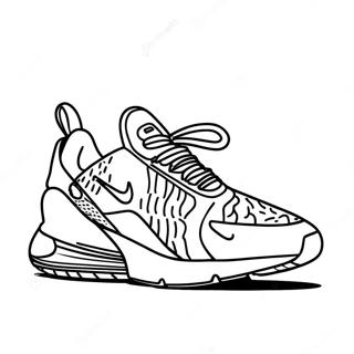 Nike Air Max 270 Coloring Pages