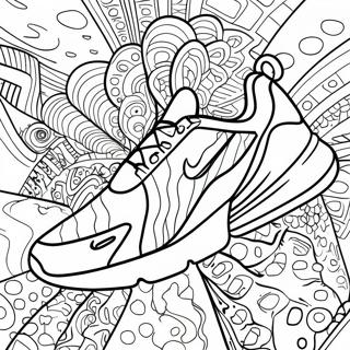 Colorful Nike Air Max 270 Design Coloring Page 55773-44933