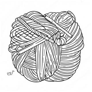 Knitting Coloring Page 55792-44947