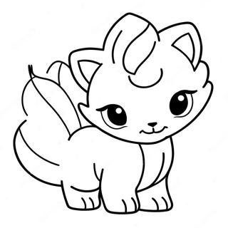 Vulpix Coloring Page 55812-44954