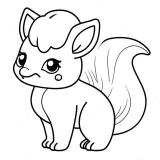 Vulpix Coloring Page 55812-44955