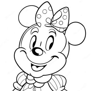 Princess Minnie Mouse Coloring Pages