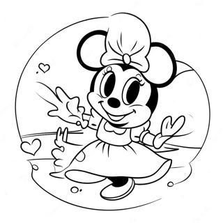 Adventurous Princess Minnie Mouse Coloring Page 55823-44969