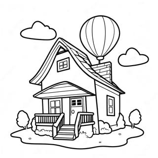 Up House Coloring Pages