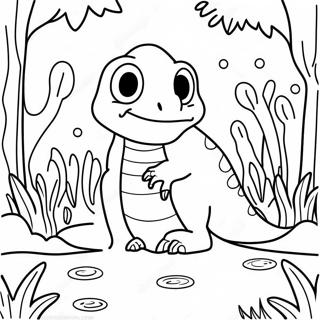 Mystical Swamp Creatures Coloring Page 55853-44997