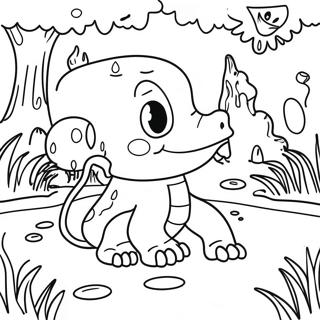 Mystical Swamp Creatures Coloring Page 55853-45000