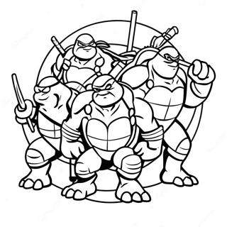 Teenage Mutant Ninja Turtles Coloring Page 55882-45014