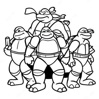 Teenage Mutant Ninja Turtles Coloring Page 55882-45015