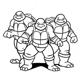 Teenage Mutant Ninja Turtles Coloring Page 55882-45016