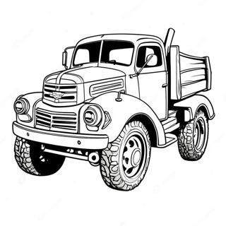 Lowered Truck Coloring Pages