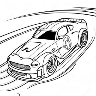 Fast Dirt Track Race Car Coloring Page 55903-45034