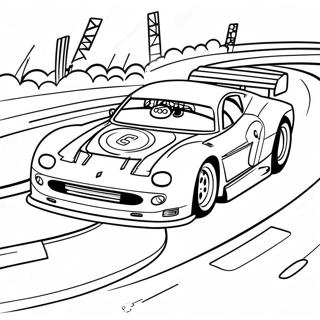 Fast Dirt Track Race Car Coloring Page 55903-45035