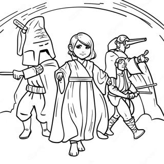 Young Jedi Adventures Coloring Page 55912-45041