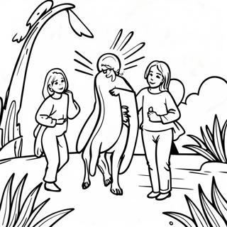 Palm Sunday Coloring Page 5591-4628