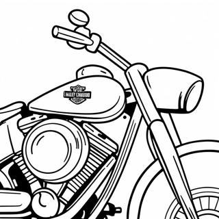 Harley Davidson Coloring Pages