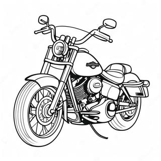 Harley Davidson Motorcycle Coloring Page 55922-45047