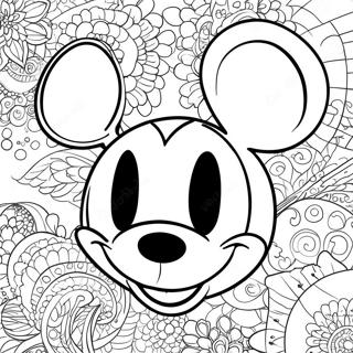 Mickey Ears Coloring Page 55932-45050