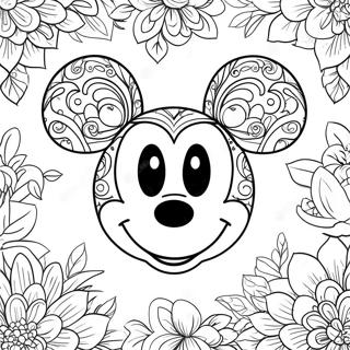 Mickey Ears Coloring Page 55932-45051