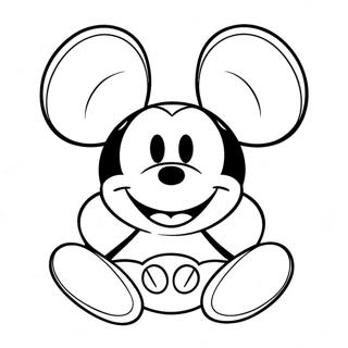 Mickey Ears Coloring Page 55932-45052