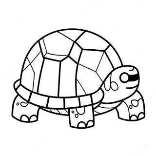 Minecraft Turtle Coloring Pages