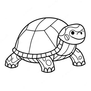 Minecraft Turtle Coloring Page 55952-45071