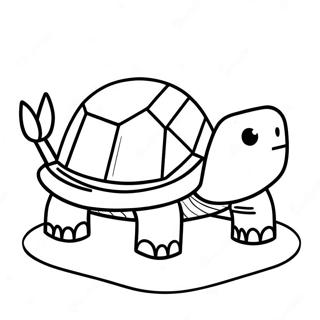 Minecraft Turtle Coloring Page 55952-45072