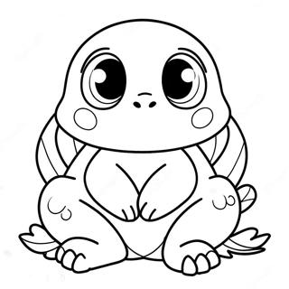 Cute Muto Character Coloring Page 55963-45081