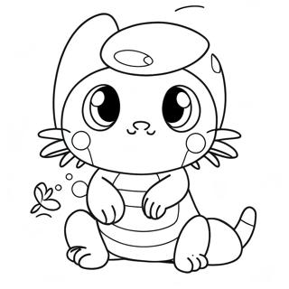 Cute Muto Character Coloring Page 55963-45082