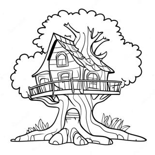 Magic Treehouse Adventure Coloring Page 56002-45110