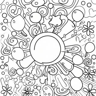 Confetti Celebration Coloring Page 56012-45118