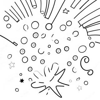 Confetti Celebration Coloring Page 56012-45119