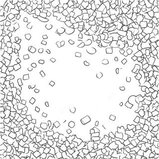 Colorful Confetti Shower Coloring Page 56013-45135