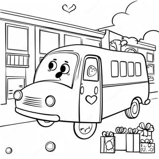 First Day Of Preschool Coloring Pages