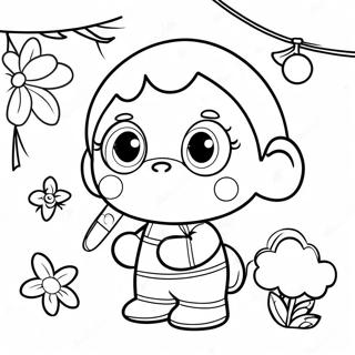 First Day Of Preschool Coloring Page 5601-4638