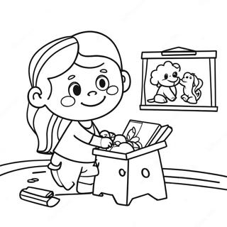 First Day Of Preschool Coloring Page 5601-4639