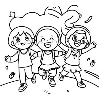 First Day Of Preschool Coloring Pages