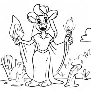 Disenchantment Coloring Page 56032-45130