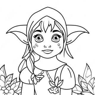 Enchanting Elfo Coloring Page 56033-45137