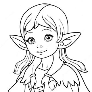 Enchanting Elfo Coloring Page 56033-45138