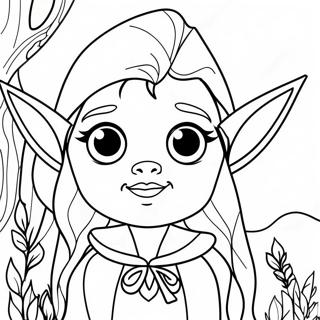 Enchanting Elfo Coloring Page 56033-45140