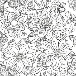 Flower Adult Coloring Page 56072-45167