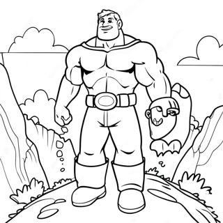 Giants Kid Coloring Page 56082-45180