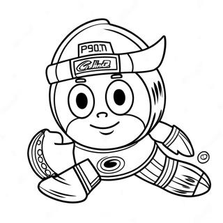 Carolina Hurricanes Mascot Coloring Page 56103-45194