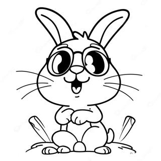 Bad Bunny Coloring Page 5611-4643