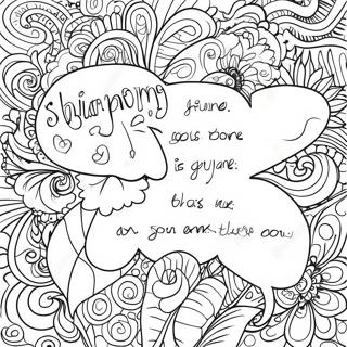 Positive Messages Coloring Page 56122-45208