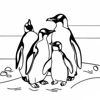 Penguin Family Coloring Page 56132-45216