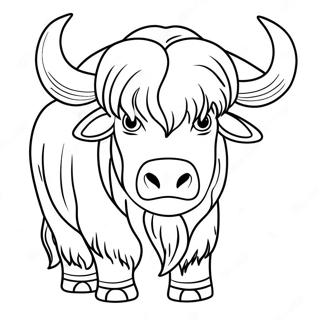 Yak Coloring Page 56152-45227